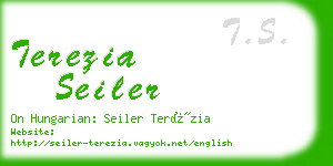 terezia seiler business card